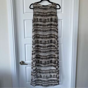 ZARA sheer cover up dress